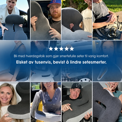 HvileRo™ Ortopedisk Sittepute