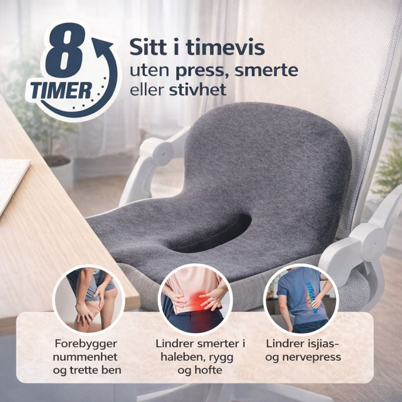 HvileRo™ Ortopedisk Sittepute
